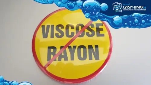 STOP dla dywanów z WISKOZY (sztucznego jedwabiu)